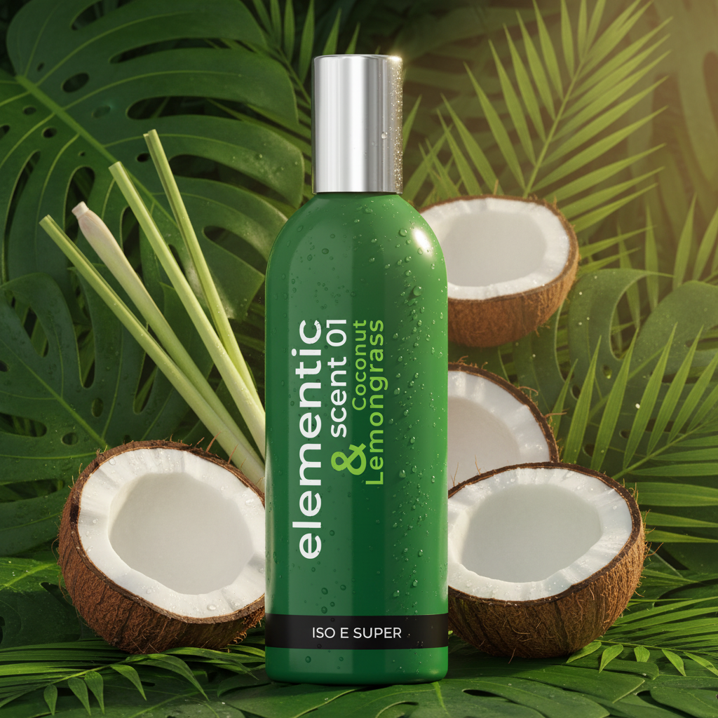 Elementic Scent 01® with Coconut Lemongrass — Iso E Super Blend (100ml) - TRiBUTE8